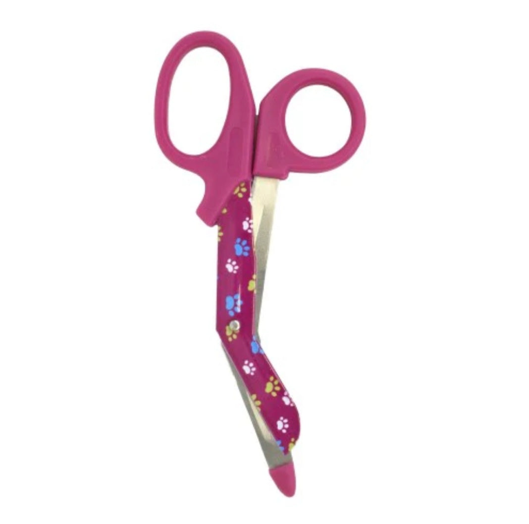 5.5" Fashion Utility Scissor-Paw Print