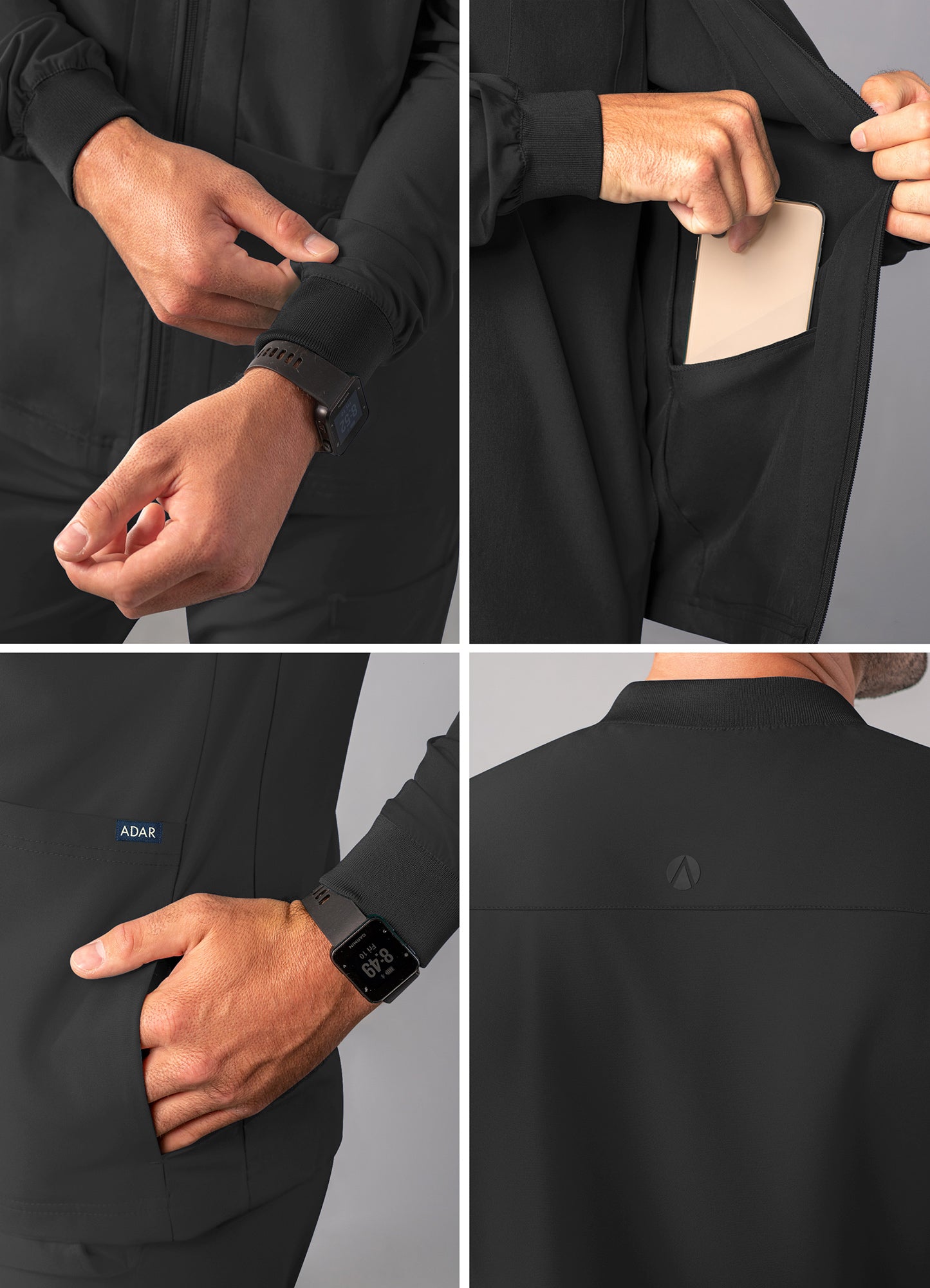 Men's Bomber Zipped Jacket